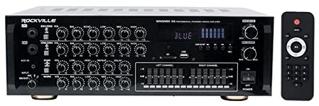 Rockville SingMix 45 1000w Powered Karaoke Mixer Amplifier w/Bluetooth/USB/Echo