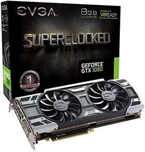 EVGA GeForce GTX 1080 SC GAMING ACX 3.0, 8GB GDDR5X, LED, DX12 OSD Support (PXOC) Graphics Card 08G-P4-6183-KR (Renewed)