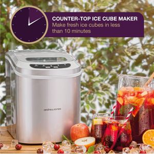 Andrew James Ice Maker Machine 2.2L – Countertop Ice Cube Maker