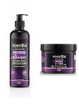 Vosella Professional Keratin & Botox Moisturizing Shampoo 500ml Mask 500ml with wheat protein