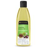 Soulflower Organic Castor Hair Oil Hair Growth, Stronger Hair, Skin Care, Nails, 100% Pure, Natural, Coldpressed, No Mineral Oil & Preservatives, 225ml