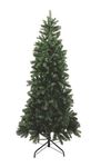 Best Artificial Slim Premium 6ft / 180cm Real Feel Hinged Christmas Tree with 900 FULL PE Tips for Indoor Xmas