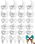 Coxeer Paintable Masquerade Mask, 2