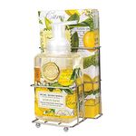 Michel Design Works Foaming Hand Soap and Napkin Caddy Set, Lemon Basil