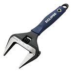 Eclipse Professional Tools ADJW6WJ 6" Adjustable Wrench Extra Wide Jaw 34mm (³⁄₁₀")