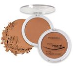 AQUAPURITY PHOERA Sheer Matte Compact Powder Fixing Powder Makeup Base Fixer Setting Powder Foundation Fixing Compact Pressed Powder Long Lasting Make Up Fixer Skin Vitamin E Beauty Blender (206 TAN)