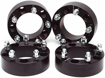 ZY Wheel 4pcs Wheel Spacers 2"(50mm) Thick 5x5.5 (5X139.7) Bolt Pattern 108mm Hub Bore with M14X1.5 Studs for Dodge Ram 1500 2012-2018