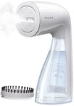 HiLIFE Steamer for Clothes, 1100W Clothes Steamer, Fast Wrinkle Removal with Large 300ml Tank, Ideal for All Fabrics, Easy to Use, Compact and Portable Travel Garment Steamer (white)