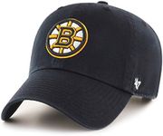 NHL '47 Clean Up Adjustable Hat, One Size Fits All, Mens, H-RGW01GWS-BK, Black, One Size