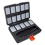 Wirefy Storage Container for 8.7" Crimping Tool and Quick Change Crimping Dies - 15 Slots for Individual Crimping Dies