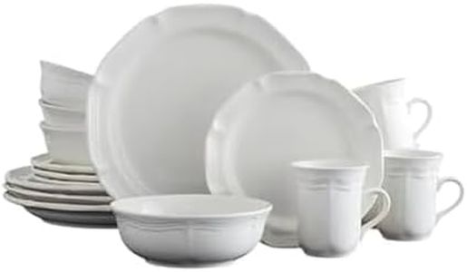 Mikasa French Countryside 16-Piece Dinnerware Set, Service for 4