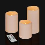 Artmarry Flameless Candles 4" 5" 6"