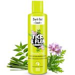 BARK OUT LOUD Tick & Flea Shampoo for Dogs & Cats| Neem & Citronella Kills & Repels Parasites, Lice | Soothes Itching | Fresh Smell Spa-Like Care for Pets (200ml)