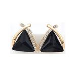 Shining Diva Fashion Jewelry Stylish Fancy Stud Tops Traditional Earrings For Women & Girls(Black)(8773er)