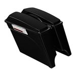 TCMT 5" Hard Saddle Bags Extended Saddlebag Trunk + Lid Latch Keys Fits For Harley Touring FLH FLT Electra Glide Ultra Classic CVO Road King Street Glide Road Glide 1993 1994-2013