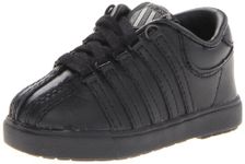 K-Swiss 201 Classic Tennis Shoe (Infant/Toddler),Black/Black,2 M US Infant