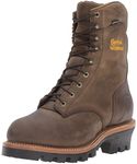 Chippewa Men's 25405 9" Waterproof Steel-Toe Super Logger Boot,Bay Apache,8 E US