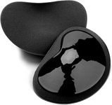 Dimore Bra Inserts Breast Pads Sticky Push-up Inserts for Swimsuits Dresses Bikini Top. (BLACK, 1)