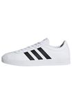 adidas Men's VL Court Sneakers, Ftwr White Core Black Core Black, 6 UK