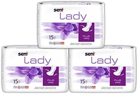Seni Lady Bladder Control Pads Plus - 15 Pieces (Pack of 3)
