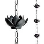 Frestique Rain Chains - Black Lotus