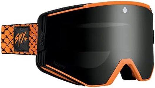 SPY Optic ACE Snow Goggle, Winter Sports Protective Goggles, Color and Contrast Enhancing Lenses, Viper Orange - Happy Gray Green with Black Spectra Mirror Lenses