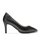 Cole Haan Women's Grand Ambition Pump (75mm), Black Leather, 8.5