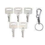 ZTUOAUMA 5X Ignition Keys 455 104466 with Key Chain for Genie Skyjack Terex Snorkel Manlift Upright Scissor Lifts Boom Lifts Models