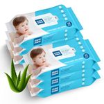 Mee Mee Soft Gentle Baby Wet Wipes (72 Wipes) Pack of 6 | Infused with Aloe Vera and Vitamin E | Paraben & Sulfate Free | Cleansing Wipes | Wipes Combo for Babies