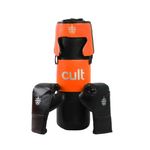 Cult Kids Boxing Kit with Punching Bag, Gloves & Headgear – Durable PU Leather, Safe & Comfortable Training Set for Boys & Girls Ages 5-10 – Ideal for Fitness, Discipline & Fun – Orange