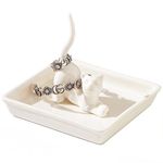 Titanape Cat Mum Gifts for Women Ring Holder Dish Cat Themed Decor Wedding Gifts Trinket Dish Cat Lover Gifts for Women Birthday Christmas Valentines Gifts Cat Gifts for Cat Lovers