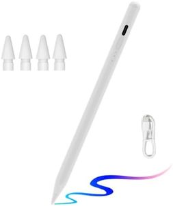 Stylus Pen for iPad 10th 9th Generation,15 Mins Full Charge iPad Pencil Compatible with 2018-2023 Apple iPad 6-10th,Pro 11/12.9 Inch,iPad Mini 5/6th Gen,iPad Air 3/4/5th-iPad Professional Version