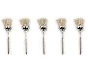 Aone Soft Nylon Bristle Cup End Brush 5pcs for Polishing/Buffing/Cleaning for Dremel Rotary Tool,Micro Hand Motor,Polishing Motor for Jewellery Making,Watchmaking,Model Making,Hobby Craft DIY