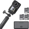 DJI Bundle Osmo Action 4 Aventure - Caméra étanche 4K/120 IPS, capteur 1/1,3 Pouce, D-Log M 10 Bits, FOV Ultra Large 155º, Jusqu’à 7 Heures 30 Min avec Trois Batteries supplémentaires pour vlogging