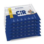 CIR Soft Body Cleansing Wet Bed Bath Wipes for Adults | Body Sponging | Extra Large, 10 Wipes/Pack (Pack of 6), 60 Wipes, White