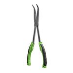 DAIWA Prorex Extra Long Stainless Steel Unhooking Pliers, Curved, Black Green