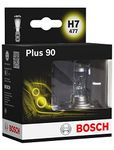 Bosch H7 (477) Plus 90 Headlight Bulbs - 12 V 55 W PX26d - 2 Bulbs