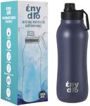 40 oz / 1.2 L Large Insulated Water Bottle - Vacumm Insulated Stainless Steel, Thermos, Leak-Proof, Reusable and Eco-Friendly - Ideal Bottle for Gym, Travel, Sports and More
