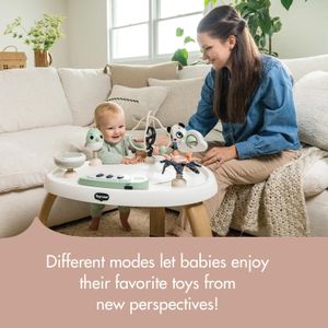 Tiny Love 5-in-1 Baby Activity Center – 20 Activities, 6 Toys, Black & White