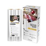 Kitchen Festiva Vacuum Sealer Rolls – 2-Pack, 28cm x 6m ea, BPA-Free, Reusable & Heavy-Duty Vacuum Sealer Bags – Extreme Temperature & Tear Resistant – Ideal for Food Storage & Sous Vide Cooking