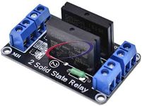 5V 12V 24V Dual Channel 5V Solid State Relay 2 Channel Relay 2-Way Relay Module 240V 2A 2CH Low Level Trigger DC-AC DC (24V)