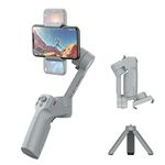 MOZA Mini-MX Gimbal Stabilizer 3-Axis Mobile Handheld Stabilizer Foldable Palmsize Portable Vlog Youtuber Live Video for Android Samsung Galaxy S22/S23 for iPhone 13/13Pro/14/14Pro,Grey