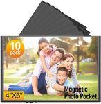 Magnetic Picture Frames,10 Pack 4"x