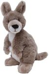 Wild Republic Ecokins Mini, Kangaroo, Stuffed Animal, 8 inches, Gift for Kids, Plush Toy, Made from Spun Recycled Water Bottles, Eco Friendly, Child’s Room Decor