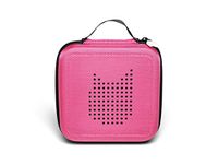 tonies Carry Case, Toy Box Storage and Travel Case for Audio Characters, Hardshell Case for up to 20 Figurines for use with Your Toniebox Portable Speaker (Sold Separately), Ages 3+, Colour: Pink