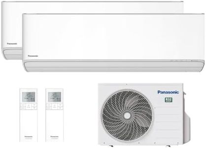 Panasonic - dual-split-klimaanlage etherea r32 12000+12000 btu a+++ mit wifi nanoex