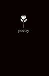 Poetry: 5.5" x 8.5" Lined Poetry Journal/Notebook/Diary (Black Cover Poetry Books)