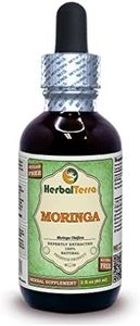 Moringa (Moringa Oleifera) Glycerite, Organic Dried Leaf Powder Alcohol-FREE Liquid Extract 2 oz