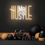 HUSTLE Neon Sign, Words Neon Signs 