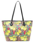 Betsey Johnson Fresh N Fruity Tote with Necklace, Multicolor